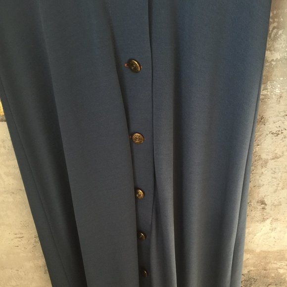 Vintage 70's Joy Stevens Full Button Maxi dress *Daisy Jones Costume* - Picture 6 of 16